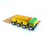 3d model of kids train toys 3