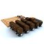 3d model of kids train toys 3