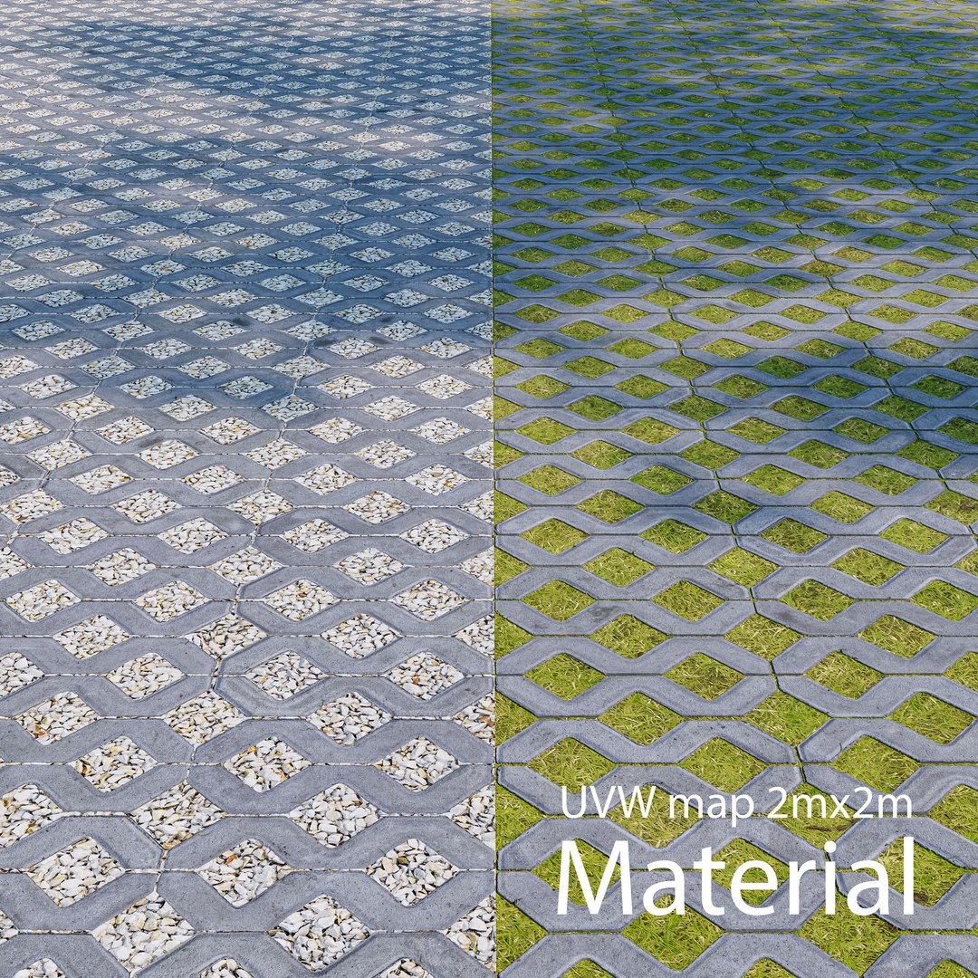 3D Eco Paving Material Model - TurboSquid 2247610