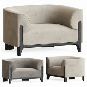 3D bob armchair christophe delcourt