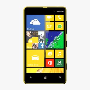 3d nokia lumia 820 model