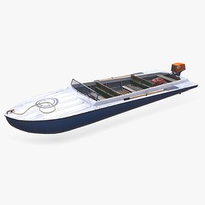 Old Boat Low-poly PBR
