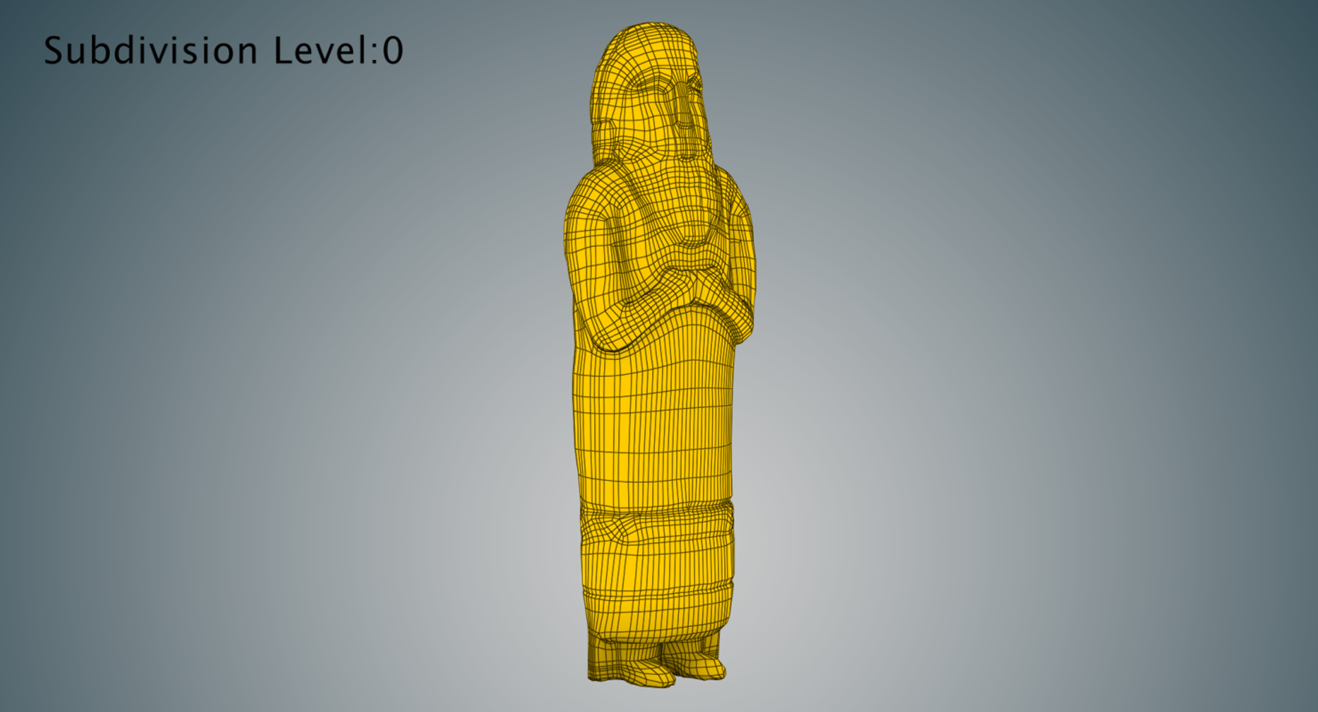 Idol God Statuette 3D Model TurboSquid 1504808