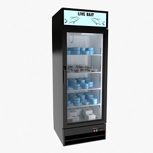 Refrigerator with Live Bait 3D model