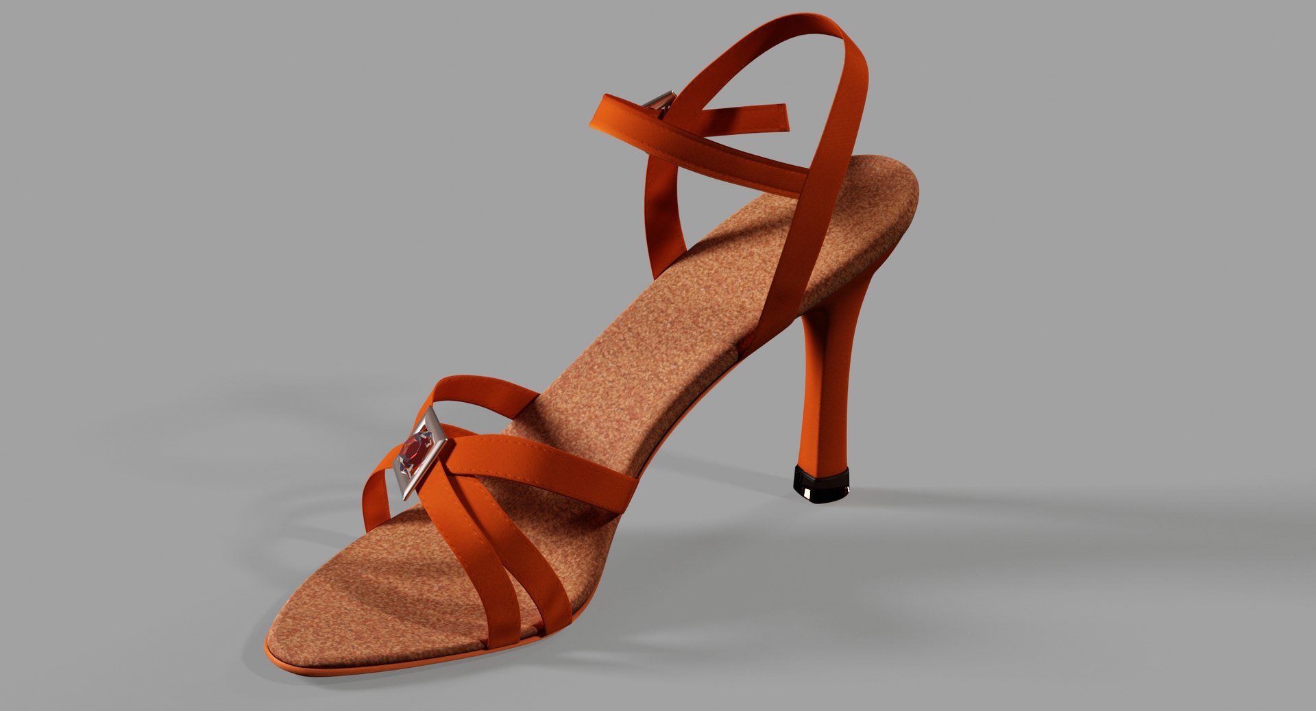 3D Female Sandals Dancing Model - TurboSquid 1538564