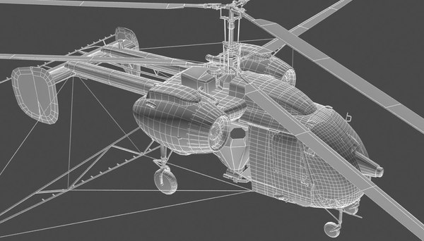 3d kamov ka-26 model