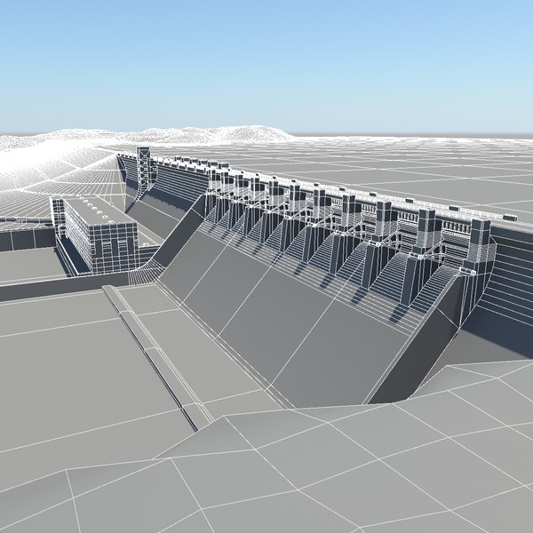3ds max wolf creek dam