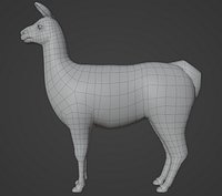 Low Poly Lama