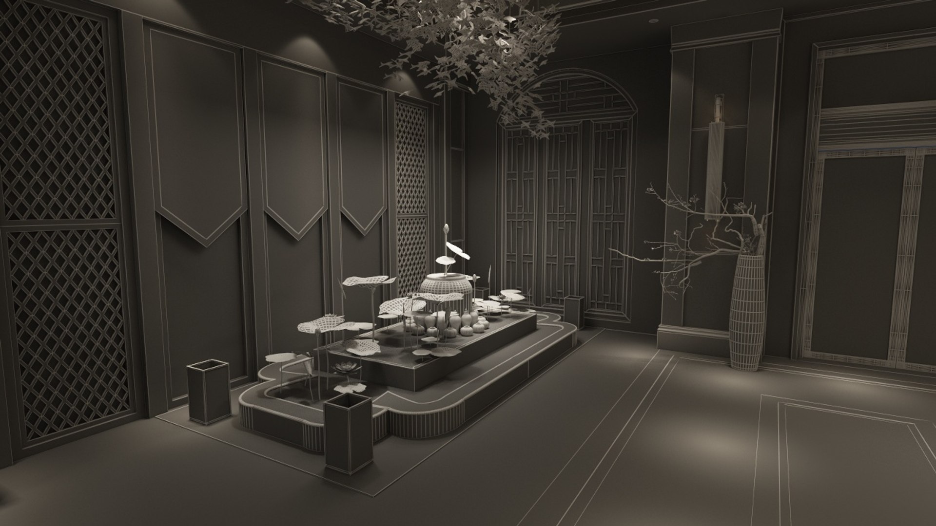 The Hotel Lobby 6 3D Model - TurboSquid 2276643