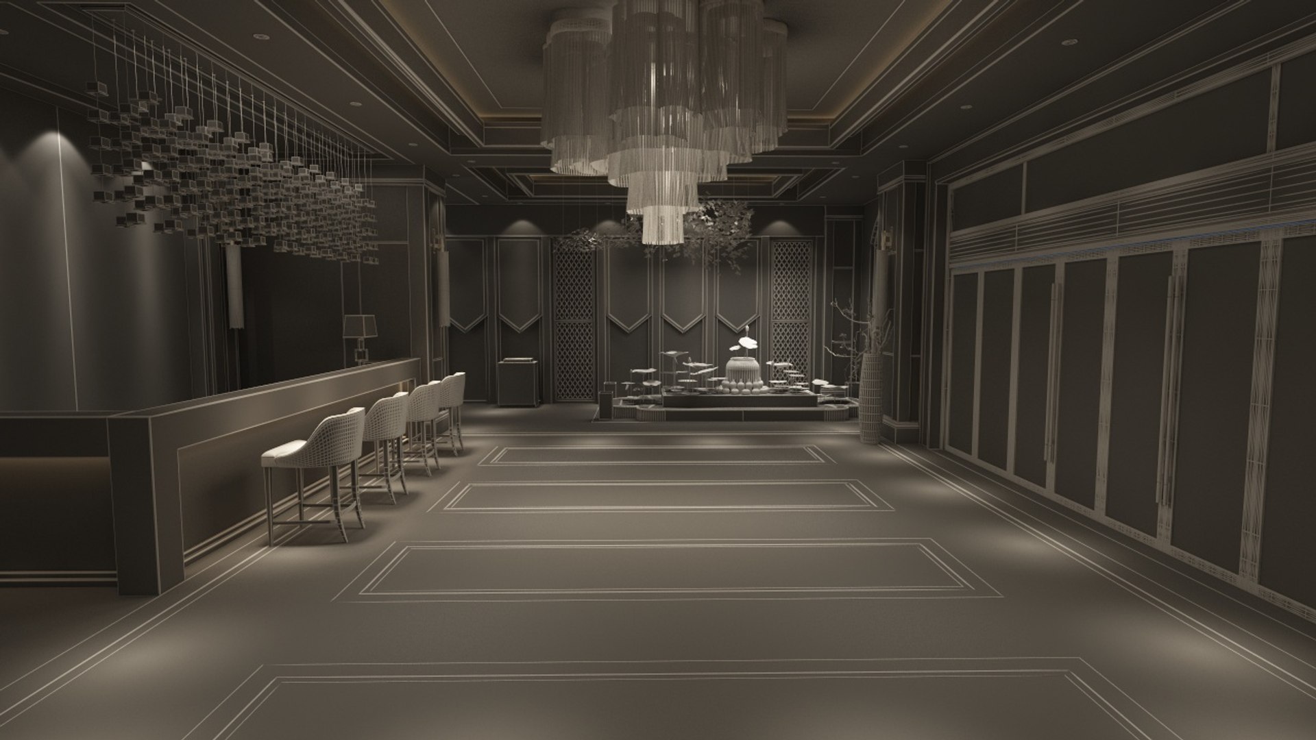 The Hotel Lobby 6 3D Model - TurboSquid 2276643