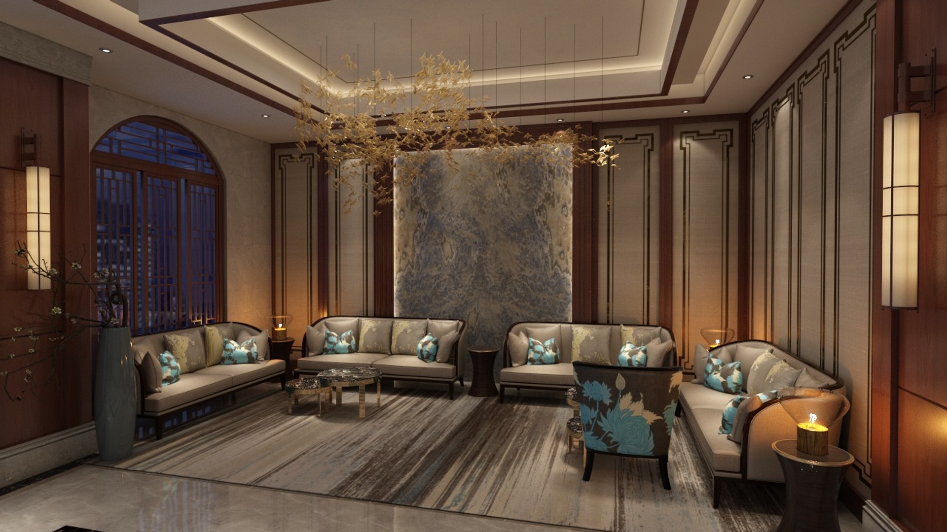 The Hotel Lobby 6 3D Model - TurboSquid 2276643