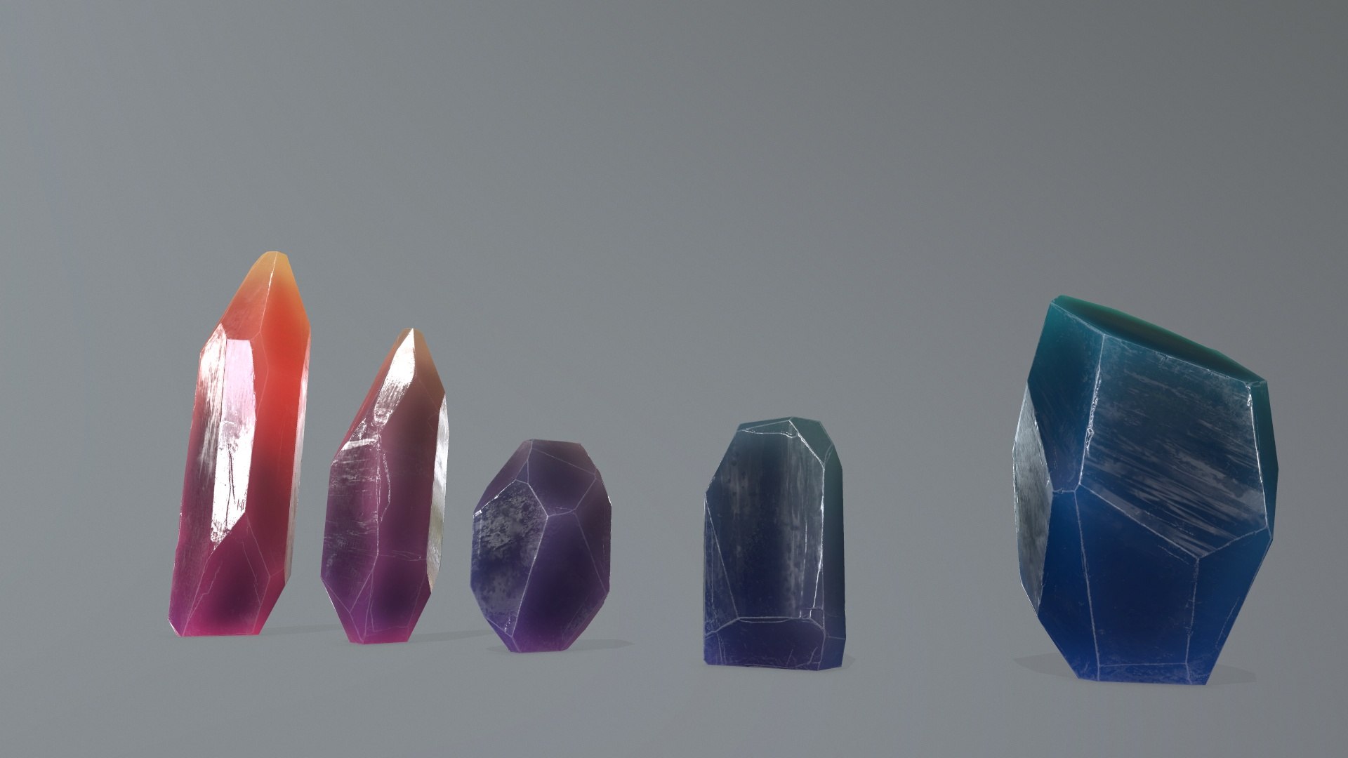 3D Crystal Set Model - TurboSquid 2284609