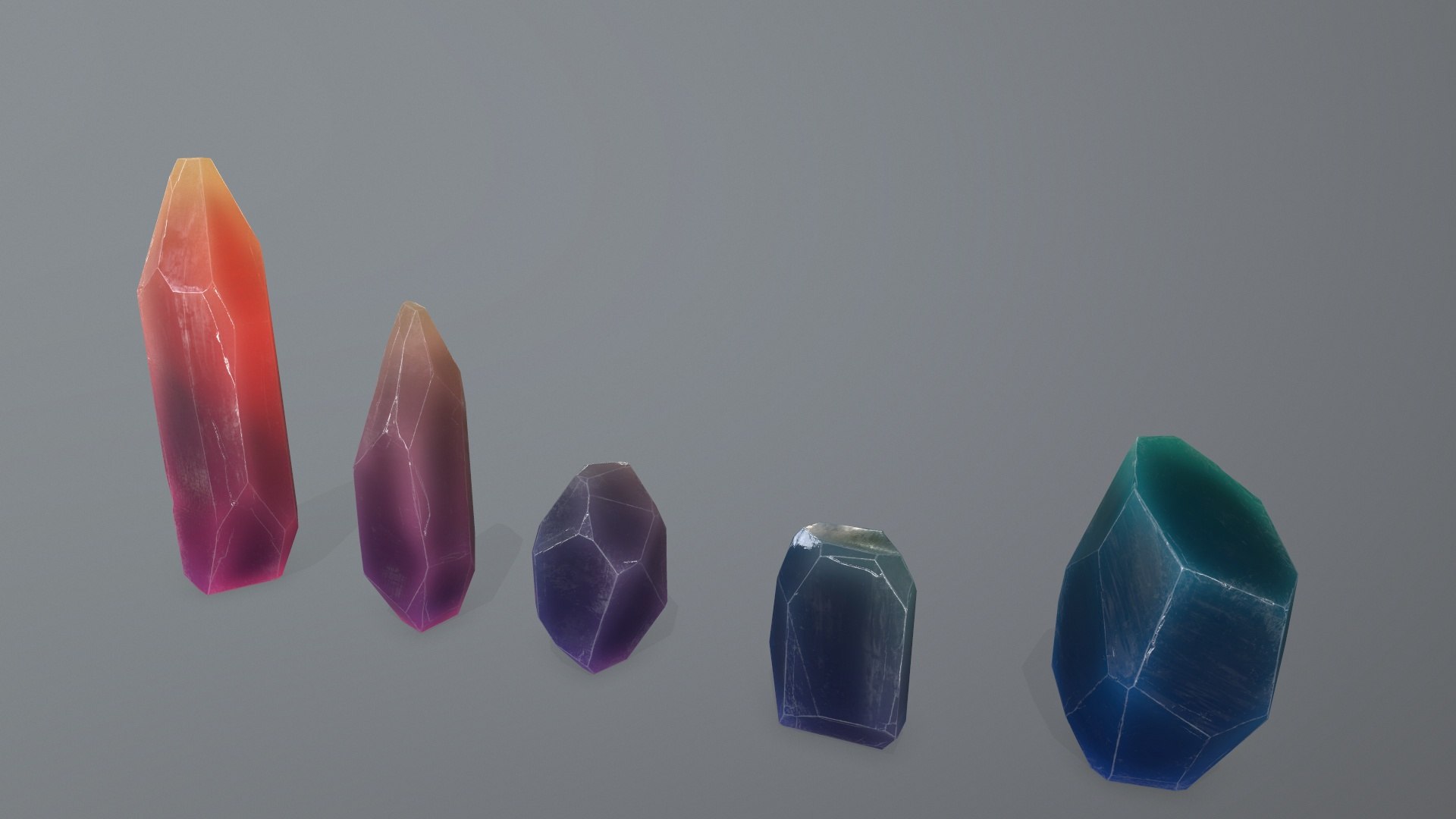 3D Crystal Set Model - TurboSquid 2284609