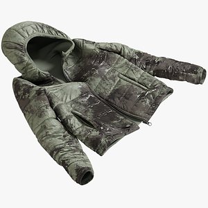 3D realistic women s jacket