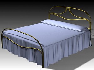 bed bedroom 3d max