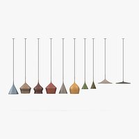 Painted Steel Lamp