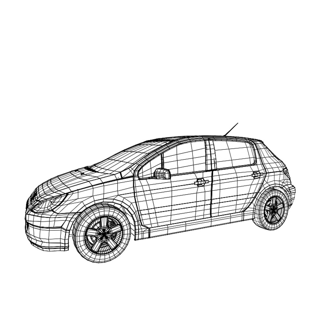 Peugeot 307 3d Model