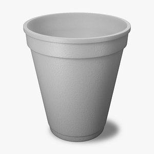 3D Foam Cup model