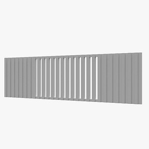 3D Modern Decorative Vent Cover 3D Model for Interior Visualization253