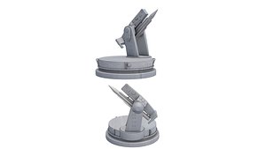 Mk-13 Guided Missile Naval Gun 3D