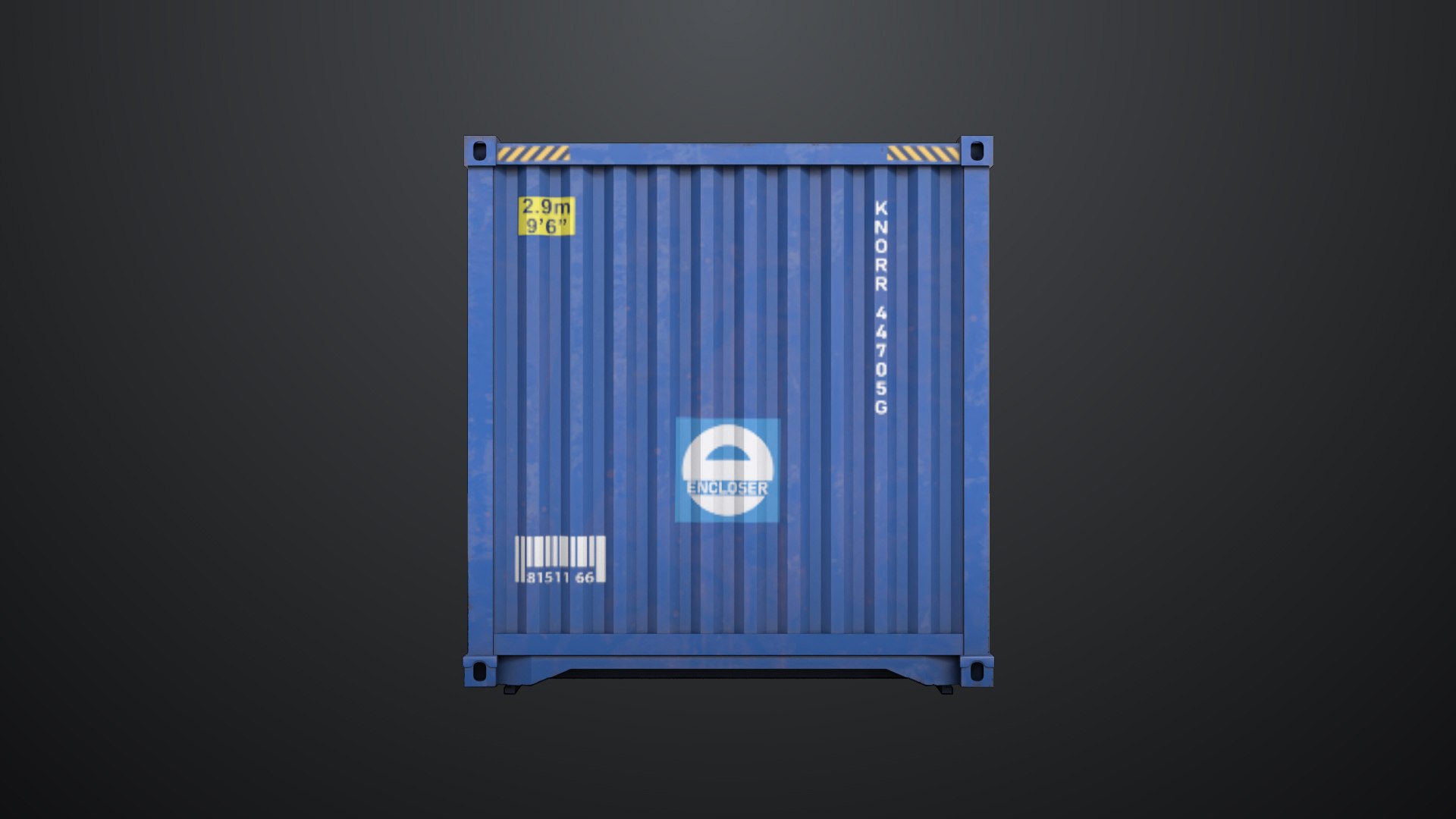 5 Cargo Container 20ft Single mat All PBR Unity UE Textures model https://p.turbosquid.com/ts-thumb/lS/qWrXYT/I6/container_20ft_collection_blue01_00027/jpg/1750082690/1920x1080/fit_q87/6bfa21d609bbbd2f2dde9a40875be2263b6dbd1c/container_20ft_collection_blue01_00027.jpg