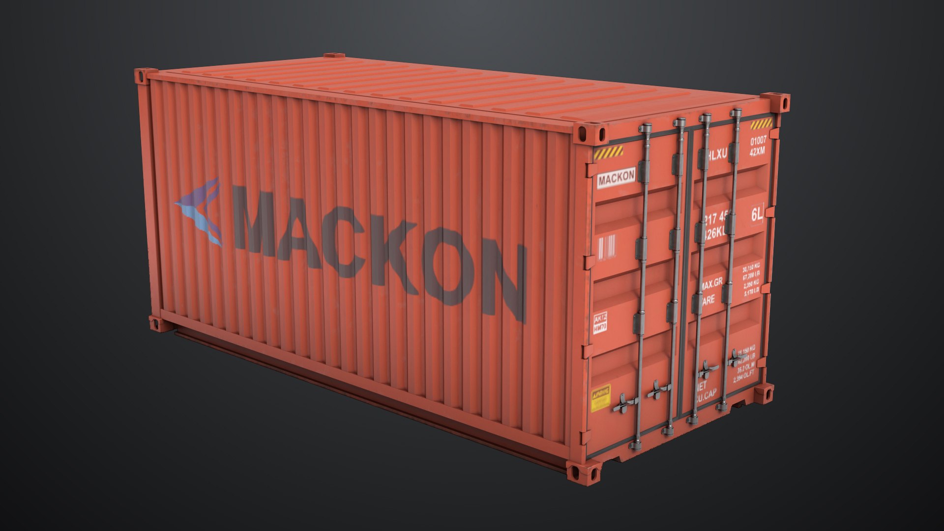 5 Cargo Container 20ft Single mat All PBR Unity UE Textures model https://p.turbosquid.com/ts-thumb/lS/qWrXYT/eK/container_20ft_collection_red_00026/jpg/1750082708/1920x1080/fit_q87/75bbfff02a5091d40fab119474301254dd285754/container_20ft_collection_red_00026.jpg