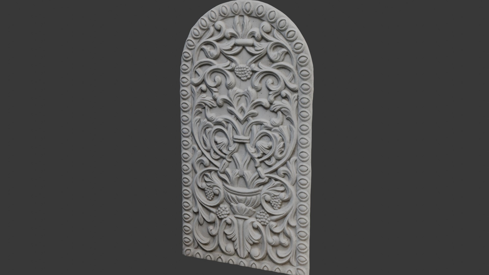 3D Decorative Stone Relief Panel Scan - TurboSquid 2404339
