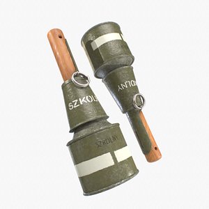RPG-43 anti-tank Grenade 3D model