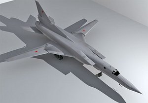 3d tupolev bomber model