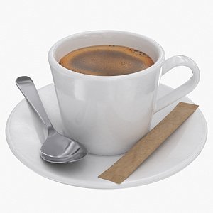 Expresso Coffee Cup 2 3D