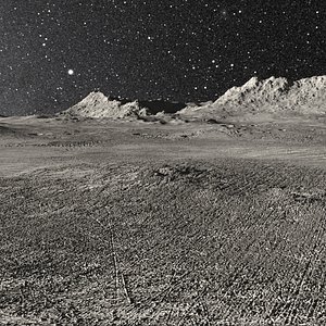 Moon surface