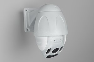 3D model cctv camera foscam fi9928p
