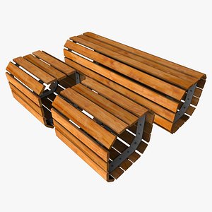 Outdoor Wooden Bench