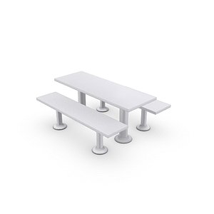 free outdoor table 3d model
