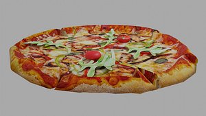 2x Pack Pizza and Croissant 3D