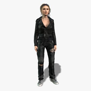 Realistic Woman Character 3D