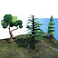 3D 3D LowPoly Trees Pack
