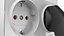 Double Socket With Power Cord