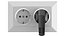 Double Socket With Power Cord