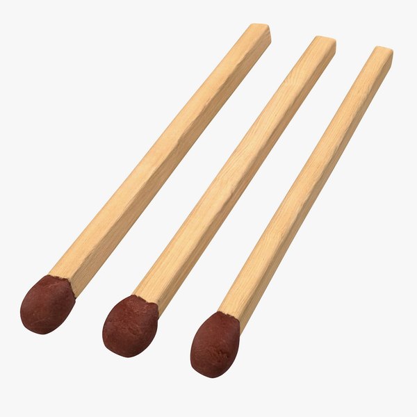 Matchsticks cardboard matchbox stick 3D model - TurboSquid 1384180