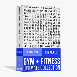 Mega Pack Ultimate Gym and Fitness Equipment 202 Models