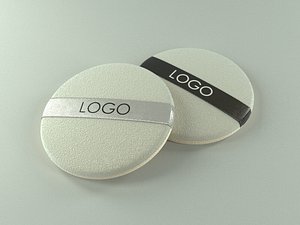 cosmetic cushion puff powder 3D model