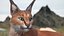 Caracal Fur Rigged