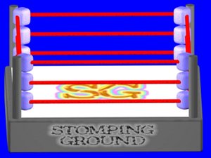 3d wrestling ring model