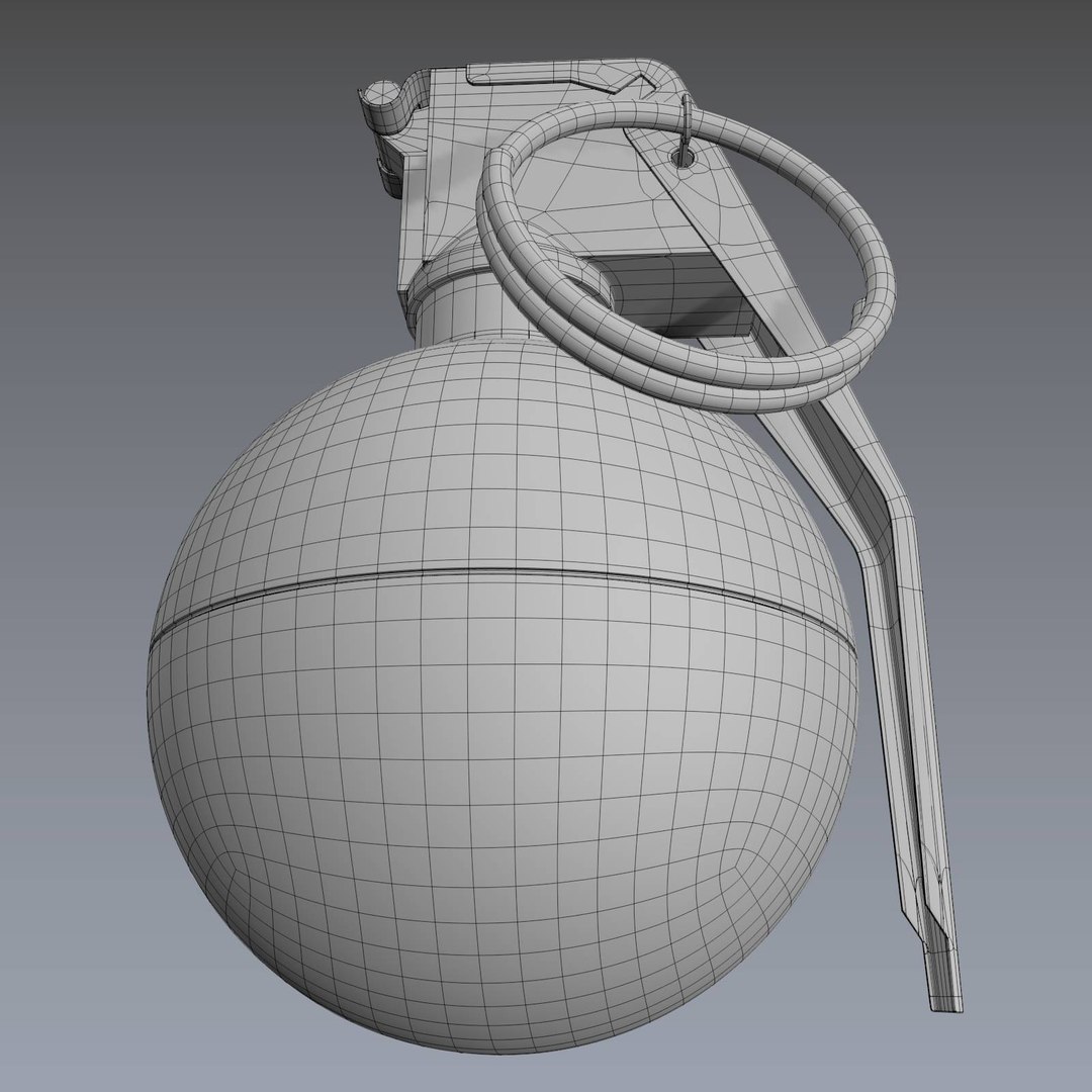 3d Frag Grenade Model