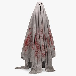 Bloody Evil Ghost Bedsheet