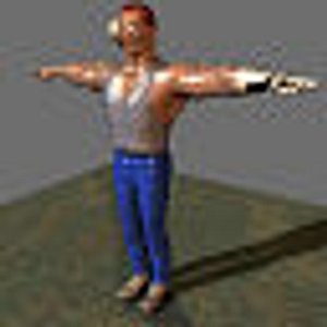 3d cyborg model