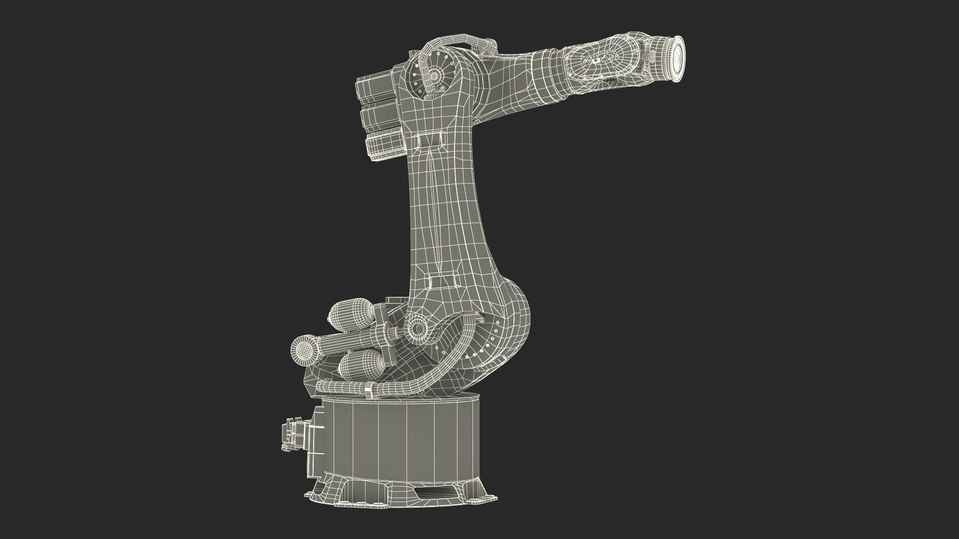 3D KUKA KR-360 Industrial Robot Arm Model - TurboSquid 2326755