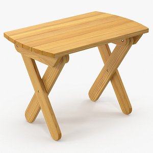 wooden table wood 3D