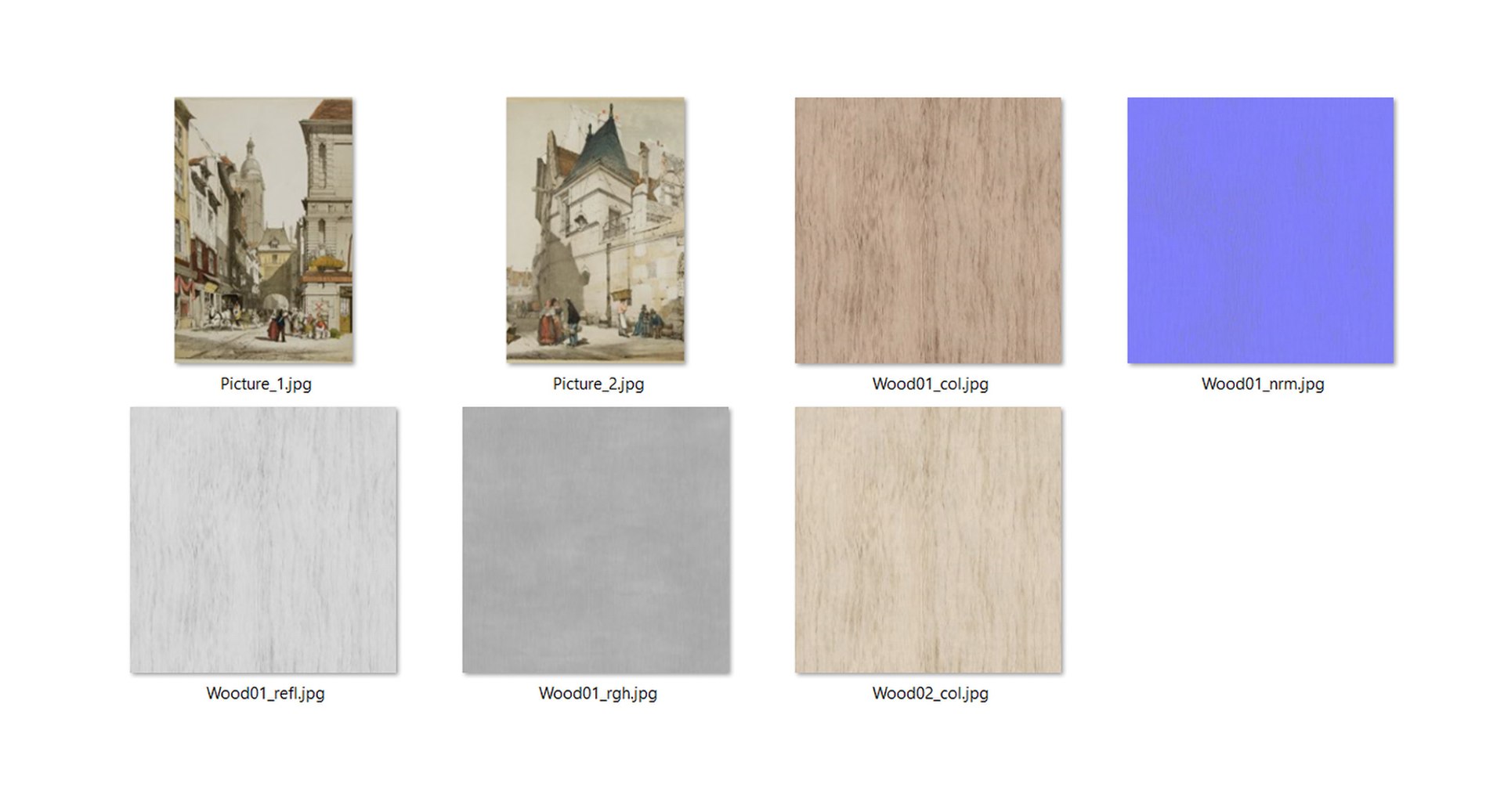 3D Model Picture Frames Set-568 - TurboSquid 2333364